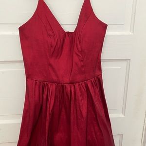 A read dress